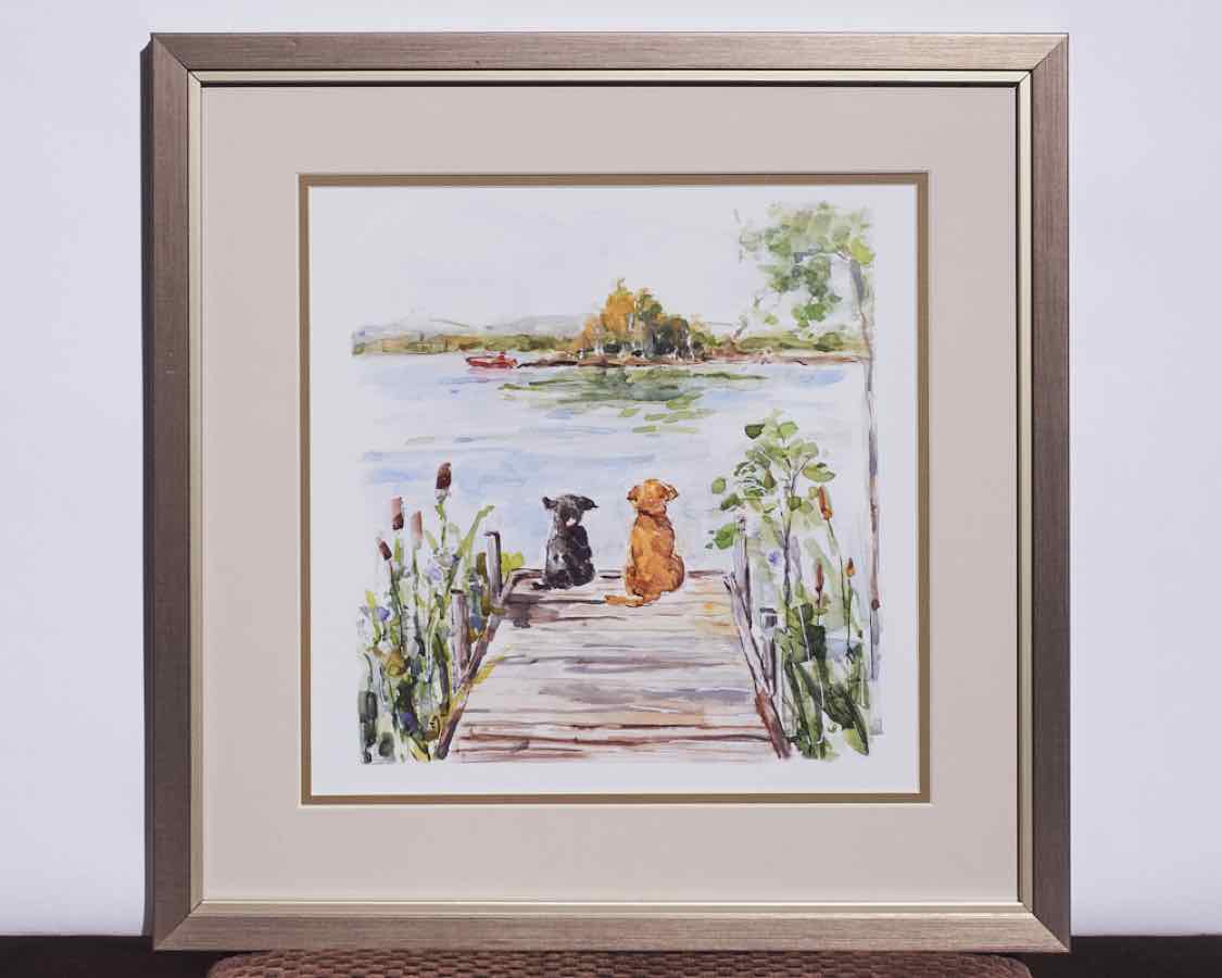 Framed Print:  "Lake I"