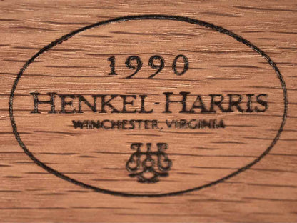 Henkel Harris Cherry Nightstand with 1 Drawer & Shelf with Back Splash