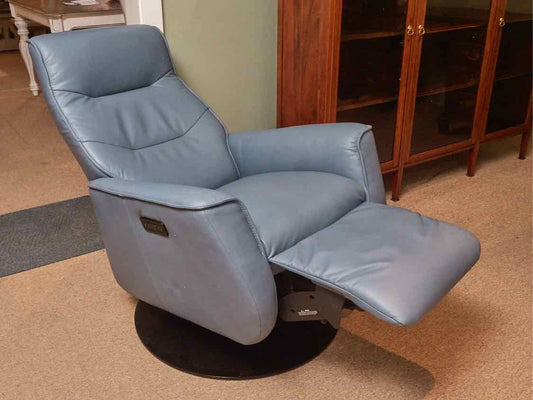 IMG Norway Comfort Power Swivel Lift  Recliner In Prime -Jade (p332) Leather