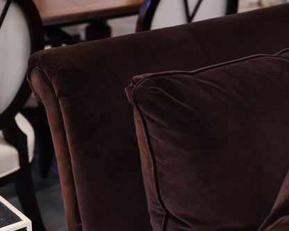 Pearson 3-Cushion Sofa in Chocolate Brown