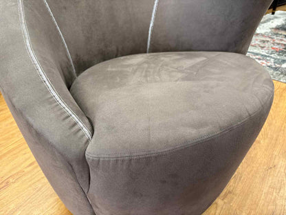 Pair of Asymmetrical Spiral Swivel Chairs