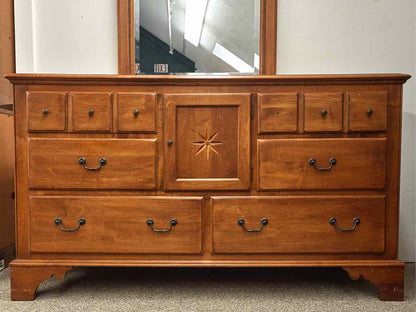 Ethan Allen'Country Crossing' Maple 6 Drawer & 1 Door Dresser