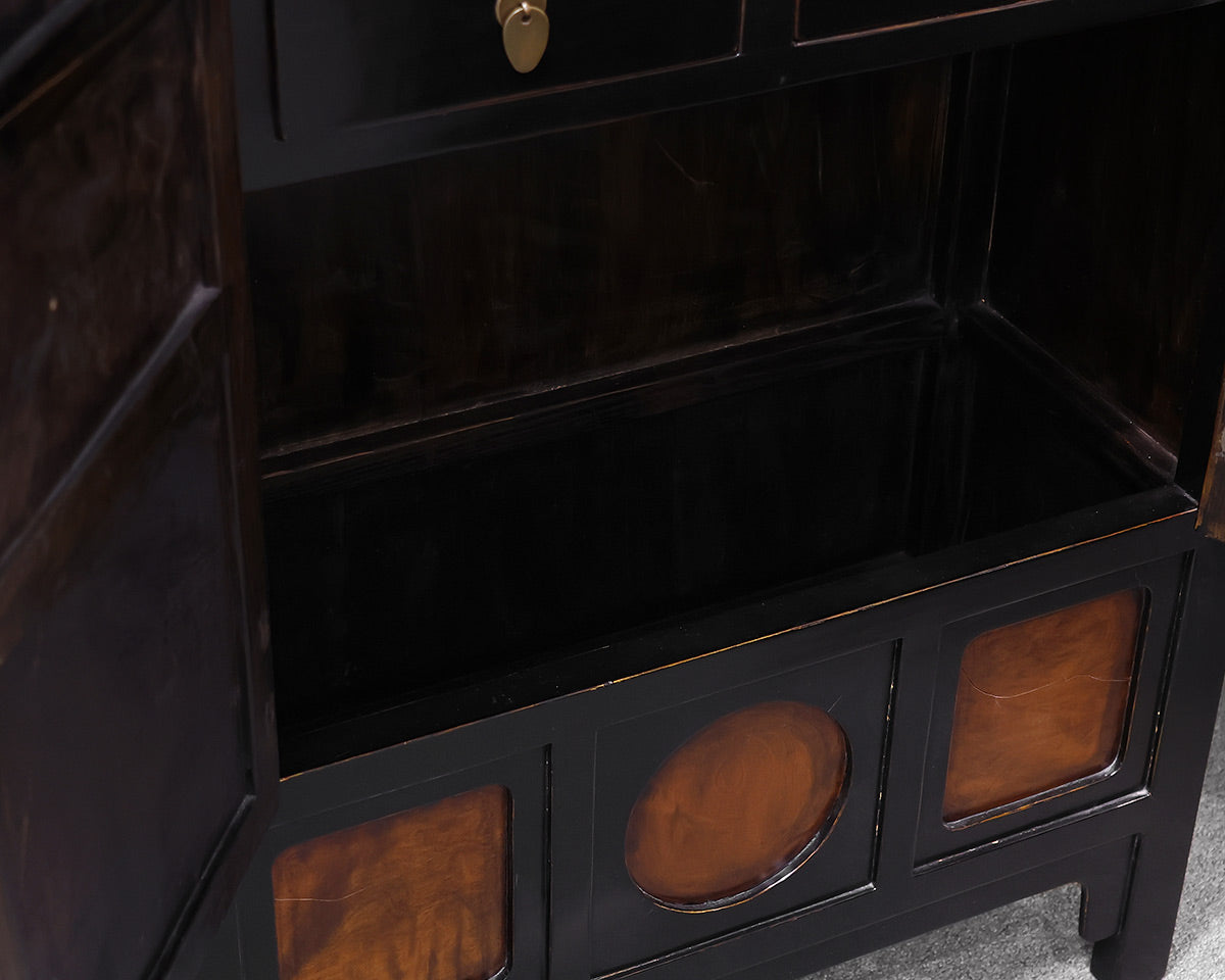 Two-Piece Asian Inspired Cabinet