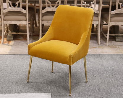 Set of (6) Anthropologie Elowen Chairs in Performance Velvet