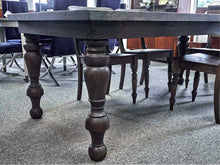 RH 19th C. Oak Baluster Dining Table & Set of 6 English Schoolhouse Side Chairs