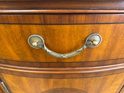 Ethan Allen Regency-Style Demi Lune Server