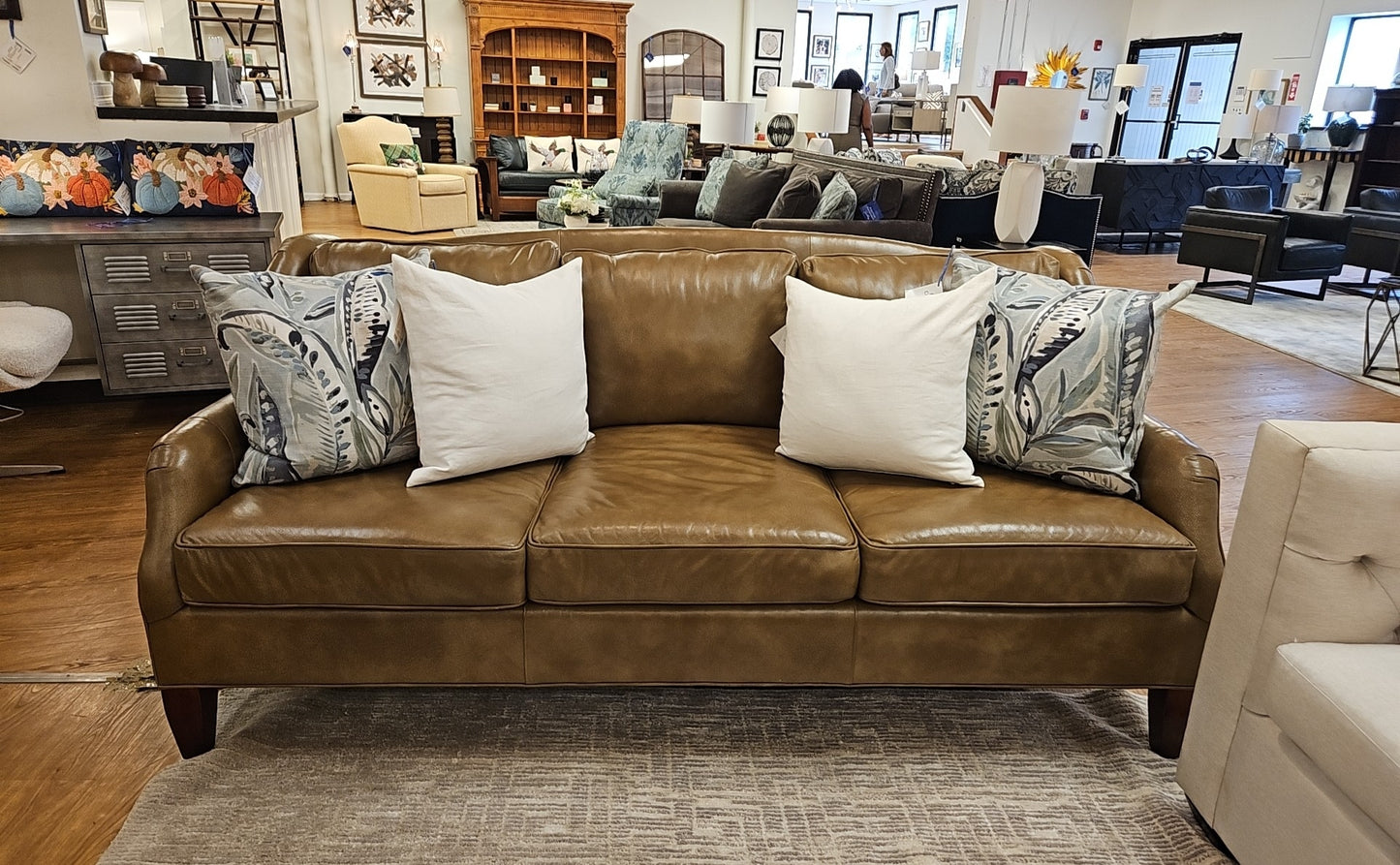 McKinley of Hickory Inc Leather Sofa