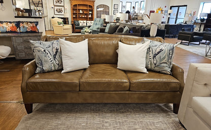 McKinley of Hickory Inc Leather Sofa