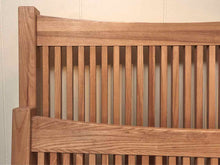 Golden Oak Slat Twin Bed