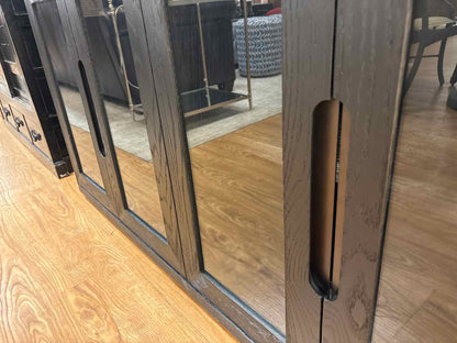 RH 'Cela' 4-Door Media Console in Ebony
