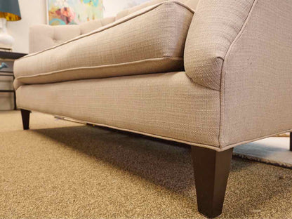 Boston Interiors Camby Settee in Sky Linen