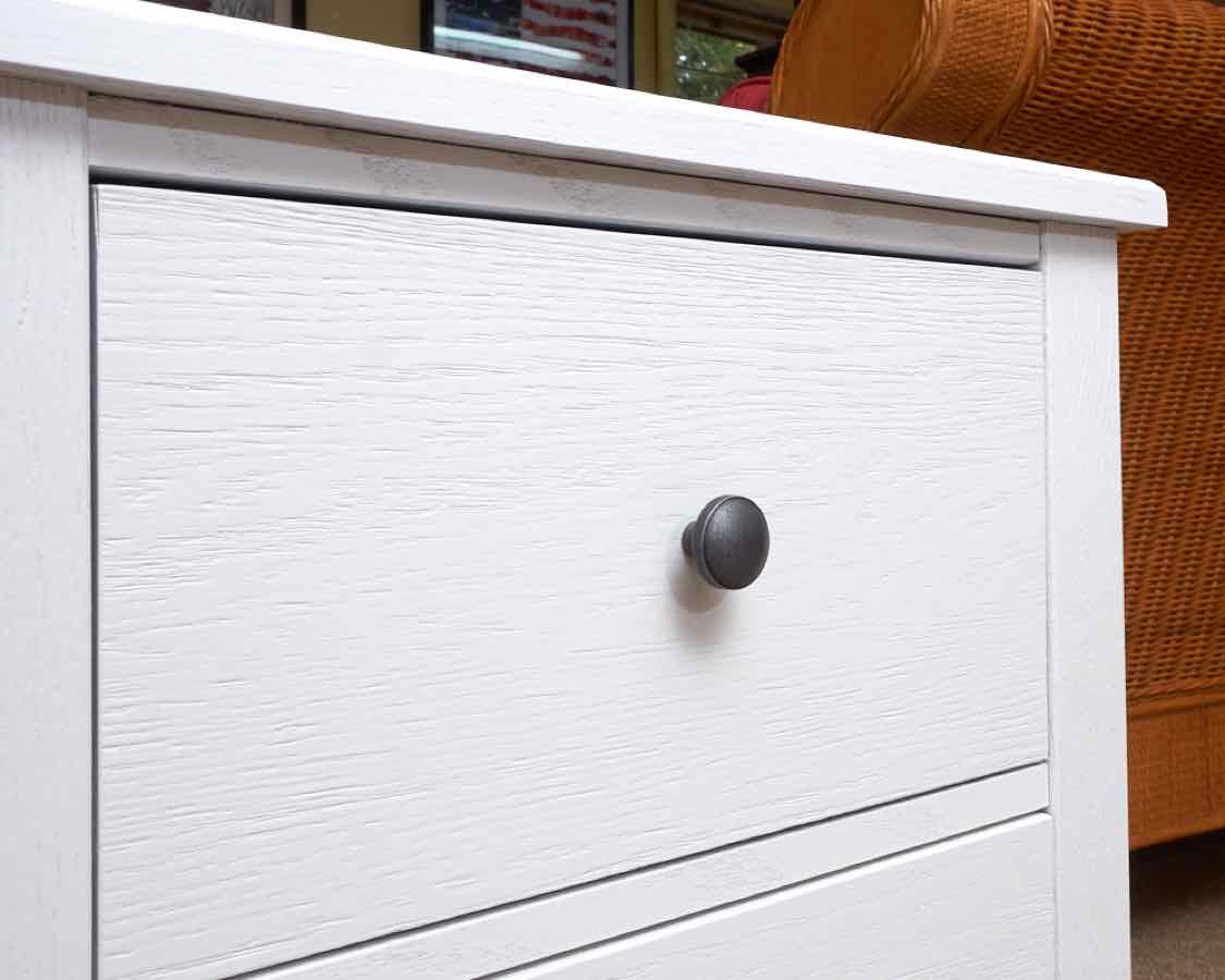 Vaughan Bassett White Finish Fundamentals 2 Drawer Nightstand