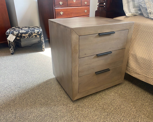 Alder & Tweed 'Holden' 3 Drawer Nightstand in Driftwood Finish