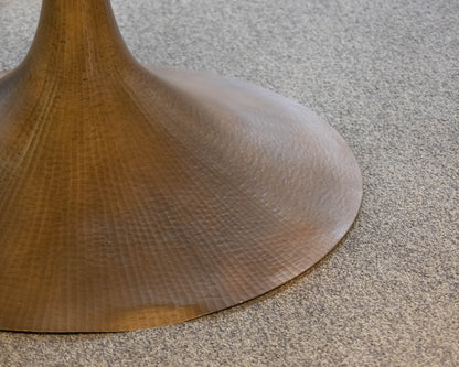 Restoration Hardware Aero Round Dining Table in Dark Brown "Walnut"
