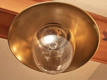 Pottery Barn 'Nolan' Brass Flushmount  Ceiling Fixture