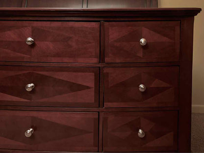Hamilton & Spill  Cherry Finish 9 Drawer Dresser