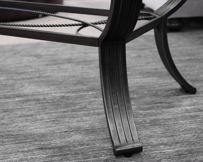 Coffee Table Charcoal and Glass