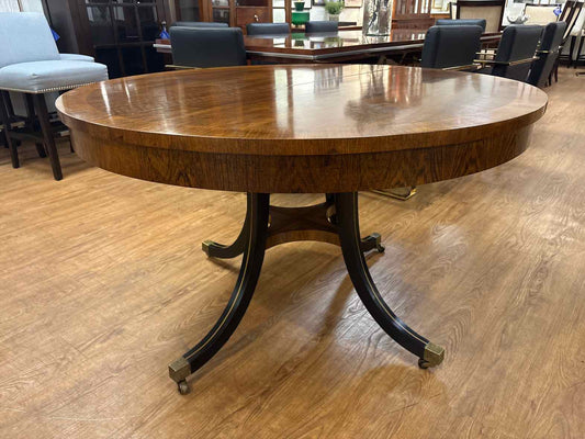 John Widdicomb Inlaid Extension Dining Table