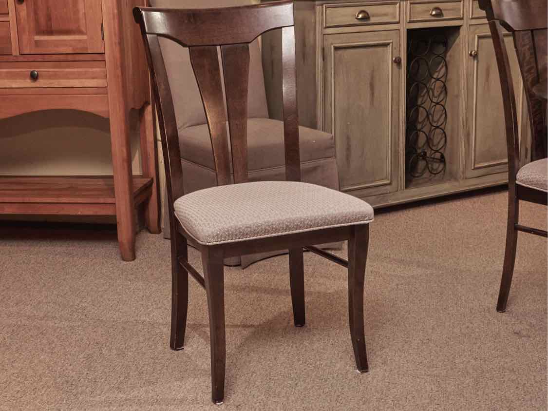 Canadel  Espresso Finish Round Pedestal Table &  4 Chairs