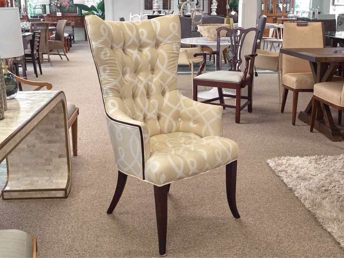 Pair of Ferguson Copeland Host & Hostess Wing Chairs