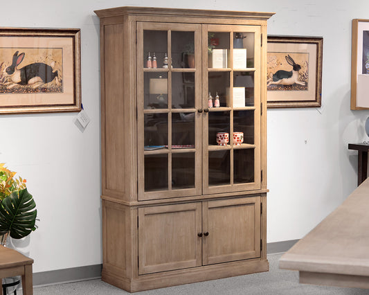 Pottery Barn 'Livingston' Glass Cabinet