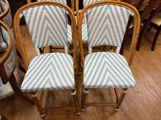 Set of 4 Bistro-Style Bar Stools
