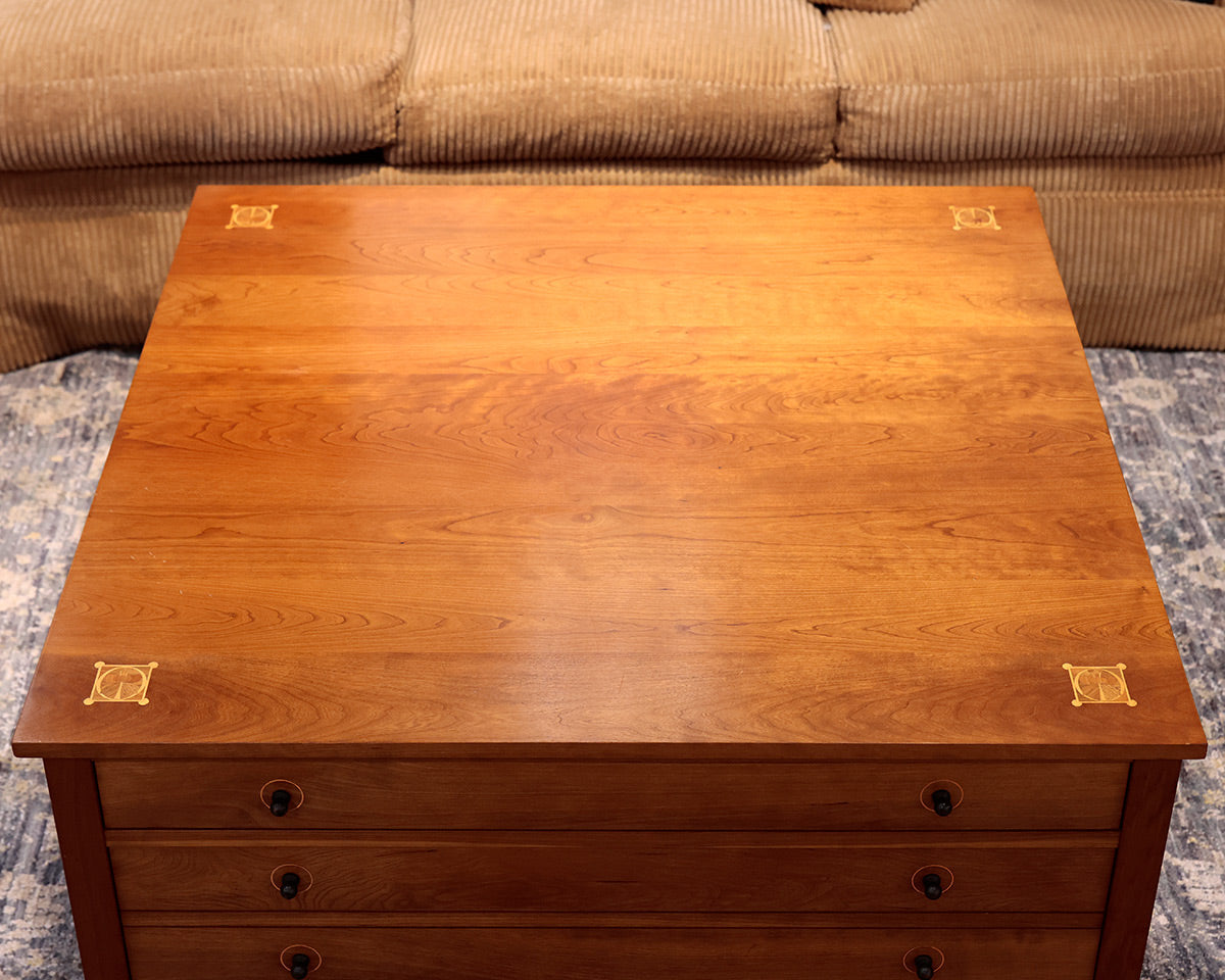 Stickley Harvey Ellis Collection Storage Cocktail Table
