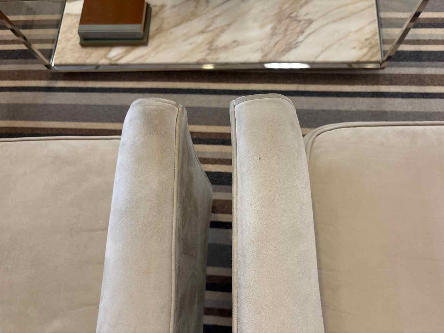 Pair of Pottery Barn 'Marcel' Arm Chairs