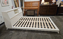 Pottery Barn White Lacquer Queen Bed