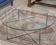 Room & Board Glass & Metal Contemporary Cocktail Table