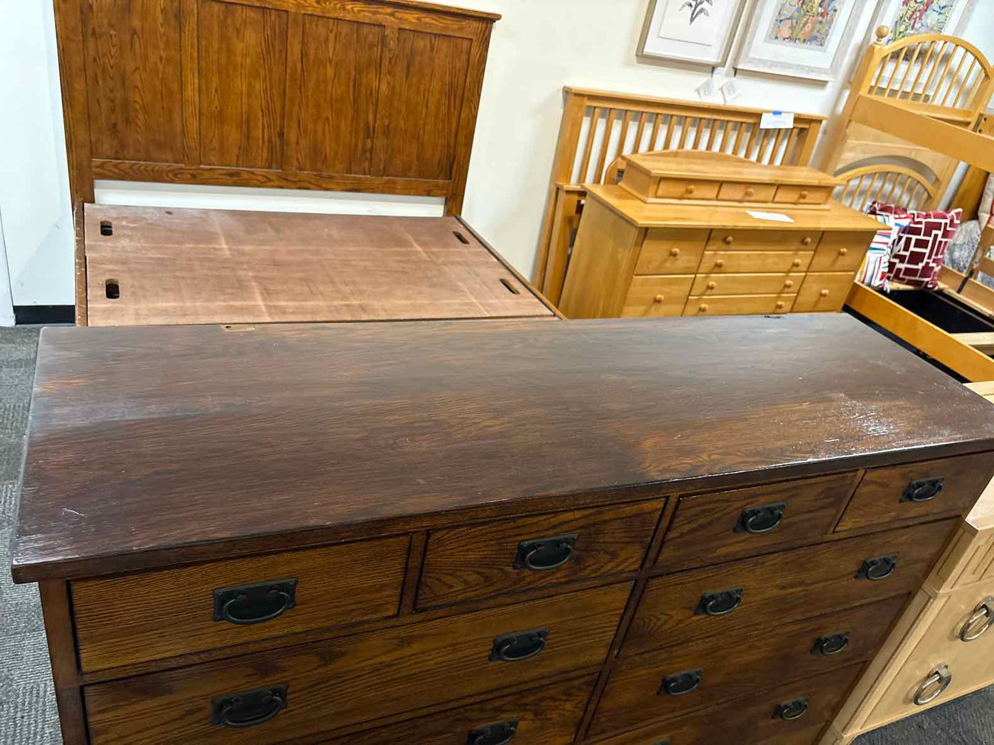 Intercon Furniture Oak Park 12-Drawer Dresser +  Mirror