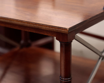 Pair of Ethan Allen "Eugene" Mahogany Nightstands