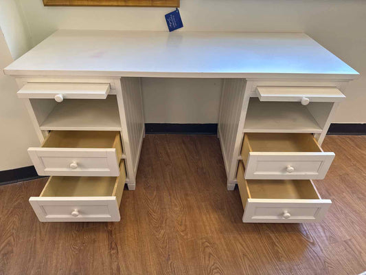 Pottery Barn Teen White Beadboard Desk
