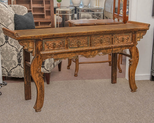 Mohr & McPherson Asian Altar Table with Four Drawers