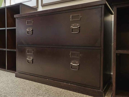 Pottery Barn 'Bedford' 2 Drawer File Cabinet in Espresso Finish