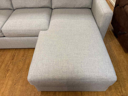 Crate & Barrel 'Barrett II' Reversible Chaise Queen Sleeper Sofa