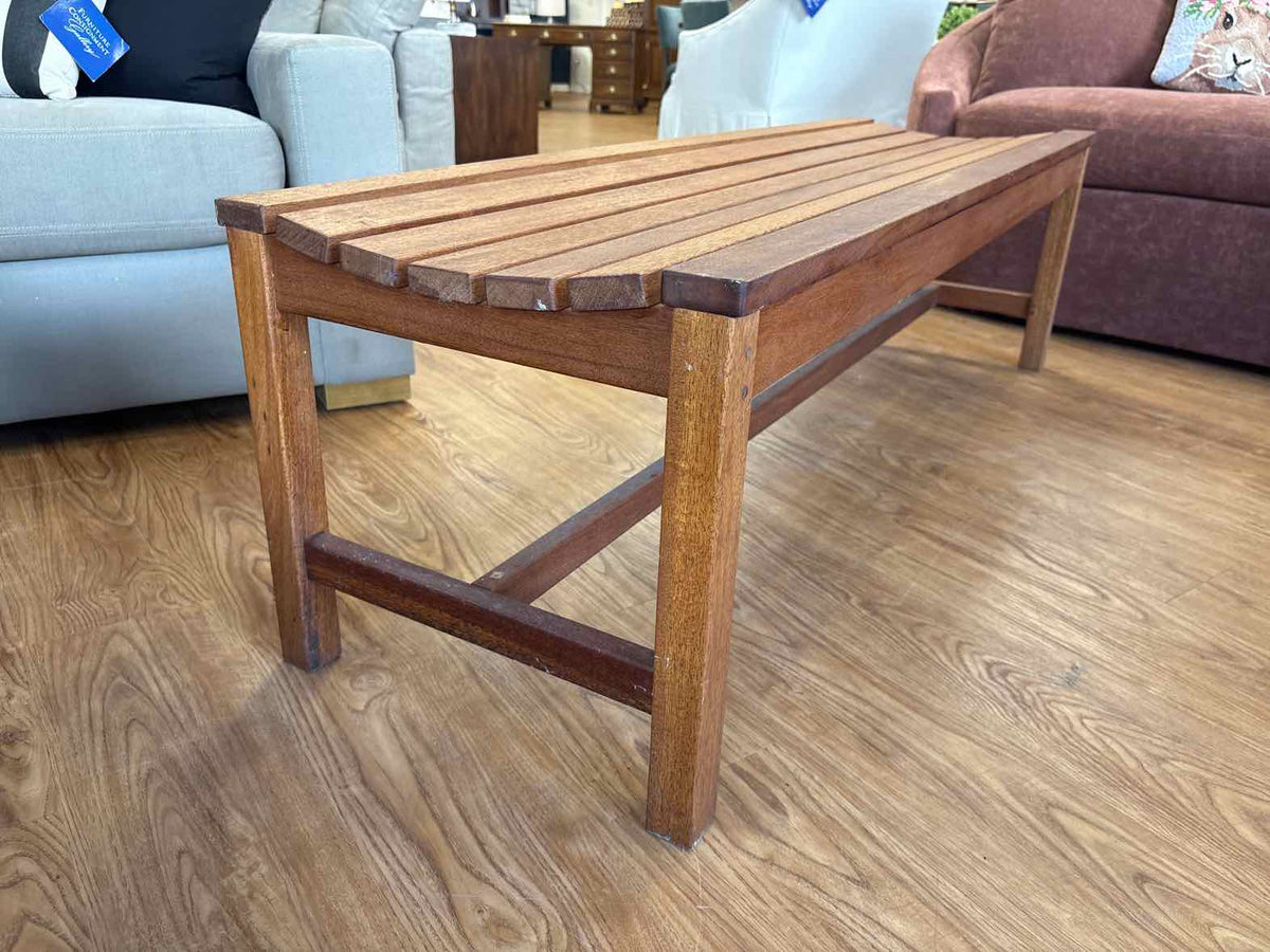 Seasons Four Curved Wooden Bench