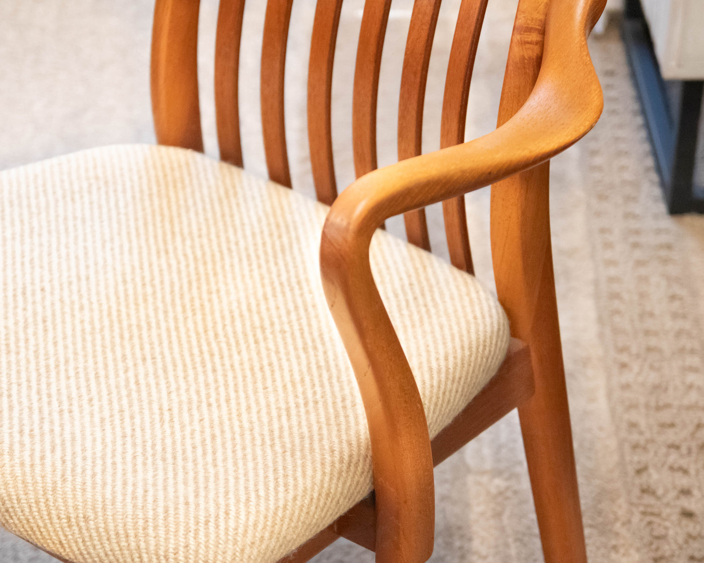Preban Schou Anderson Mid Century Danish Teak Table & Chair Set