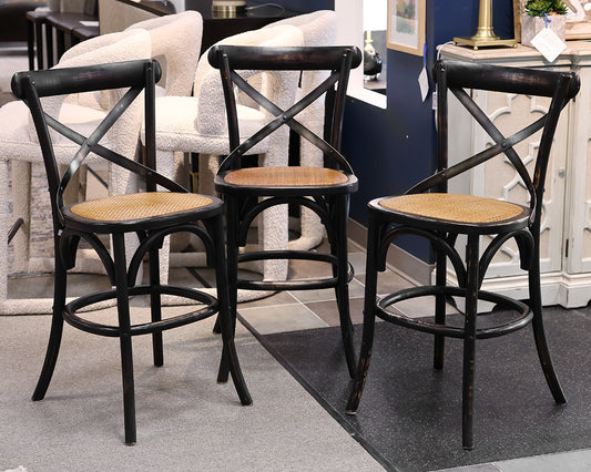 Set of 3 Arhaus 'Cadence' Counter Stools