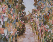 Framed Print:  "Flower Garden Path I"