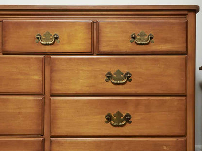 Solid Birch 9 Drawer Dresser