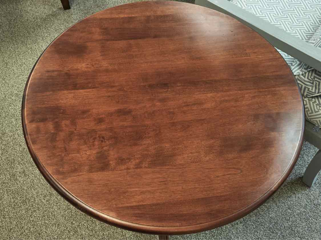 Nichols & Stone Cherry Pedestal Accent Table