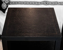 Pair of Woodbridge Furniture Dark Espresso Square Side Tables