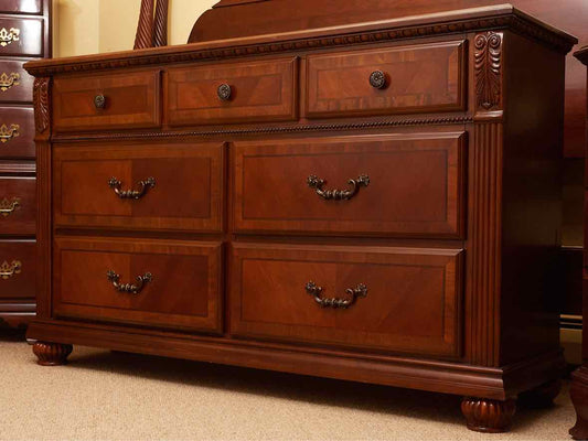 Mahogany 7 Drawer Dresser
