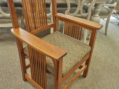 Set of Six Stickley Mission Spindle Dining Chairs