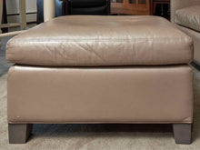 Boston Interiors Klyine 'Lustre Pebble' Leather Chair & Ottman