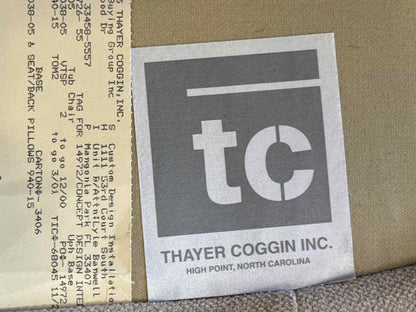 Pair of Thayer Coggin Giant Tub Swivel Chairs
