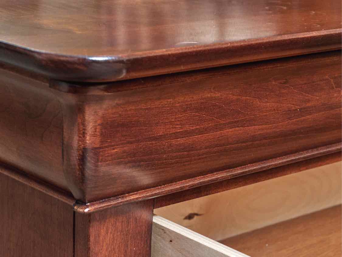 Nichols & Stone Cherry  Louis Phillip Style 4 Drawer Nightstand