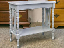 One Shelf Side Table in White Finish