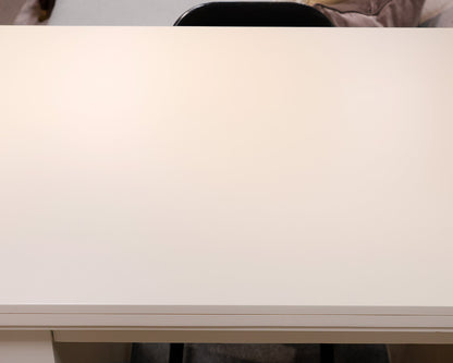 Painted Antique White Project Island With Two Stools